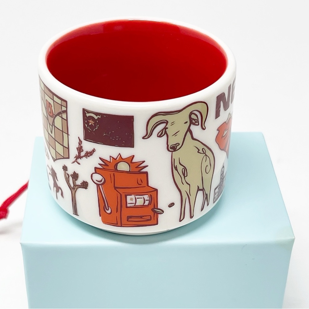 Starbucks "Been There Series" Nevada Mini Espresso Ornament Mug Cup 2 oz - Picture 3 of 8